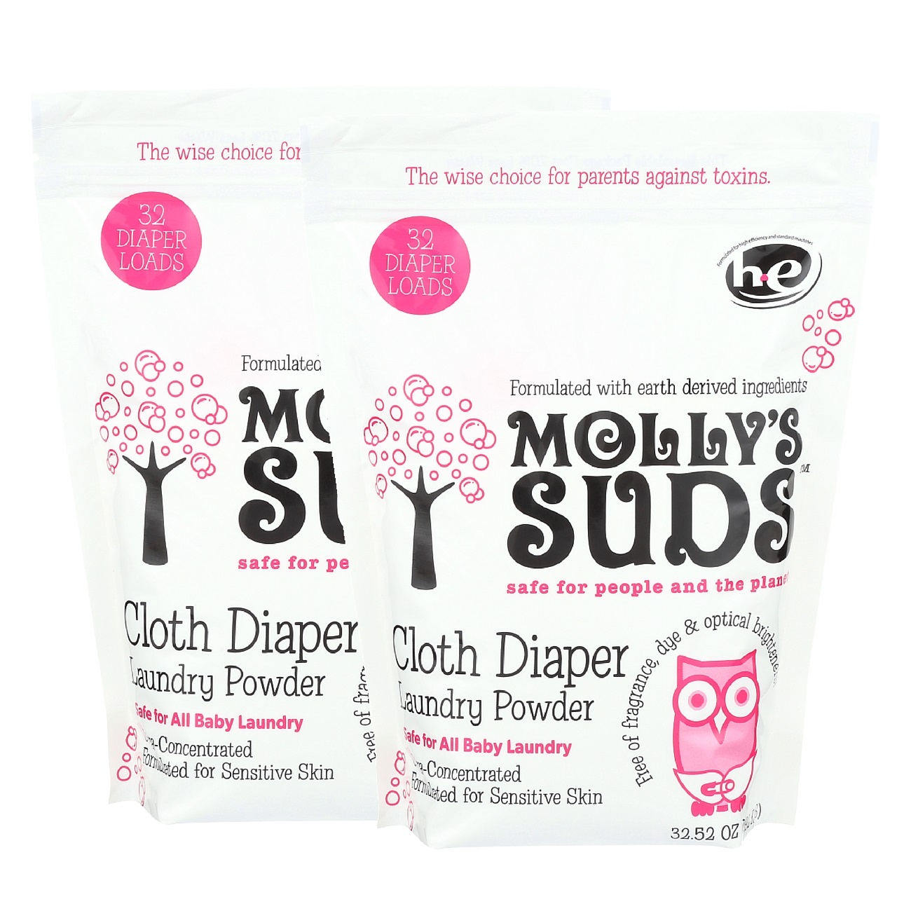 Cloth Diaper Laundry Powder 2 Pack